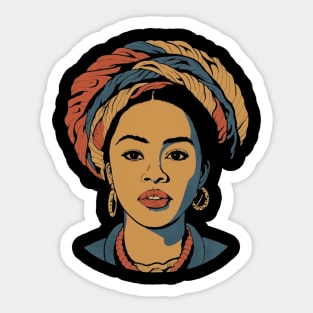 The art of Lauryn Hill Sticker